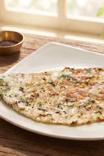 Crispy Upvas Dosa Recipe made with sabudana and sama rice for fasting.