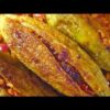 Stuffed Karela Recipe with onion masala filling served with Indian bread
