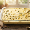 Homemade Rasmalai Recipe with soft paneer balls soaked in saffron flavoured milk and garnished with pistachios and almonds