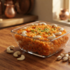 Homemade Gajar Ka Halwa Recipe made with grated carrots, milk, condensed milk, ghee, and dry fruits in a serving bowl