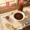 Homemade tamarind chutney recipe made with dates, jaggery, and Indian spices served in a bowl