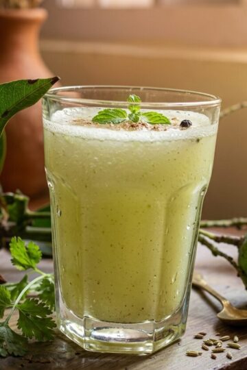 Aam Panna in Glass
