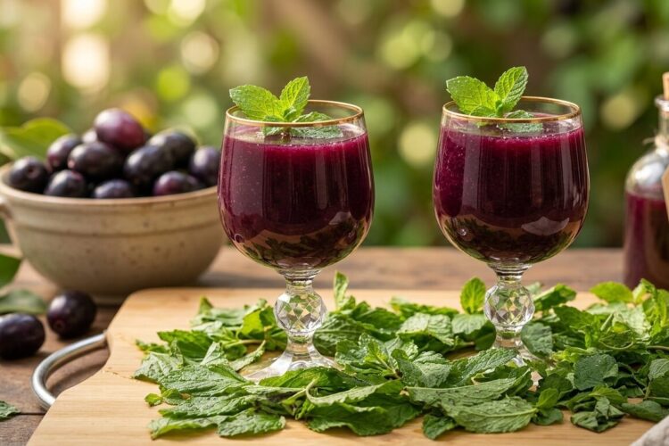 Jamun Syrup Recipe (Homemade Concentrate for Drinks & Desserts)