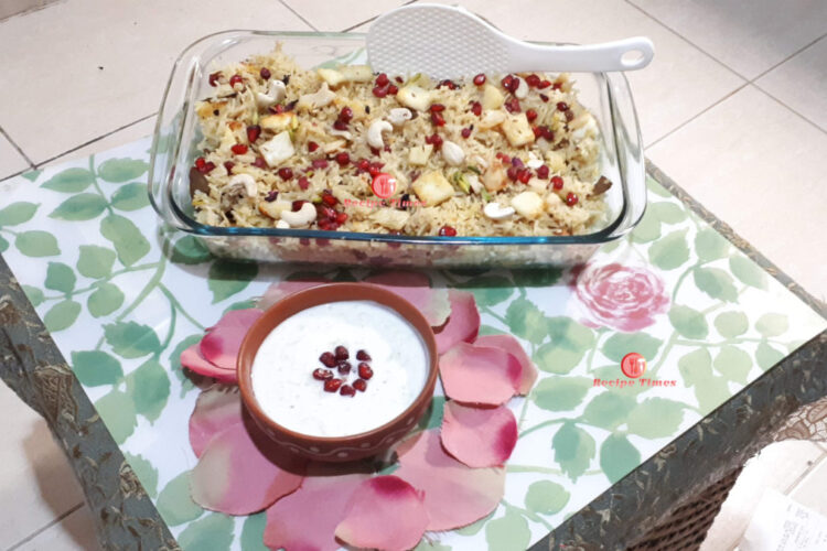 Kashmiri Pulao Recipe | Sweet and Fragrant Kashmiri Rice