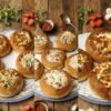 Cheesy Paneer Bun Recipe with garlic and melted