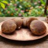Rajgira banana poori made with boiled raw banana and rajgira flour